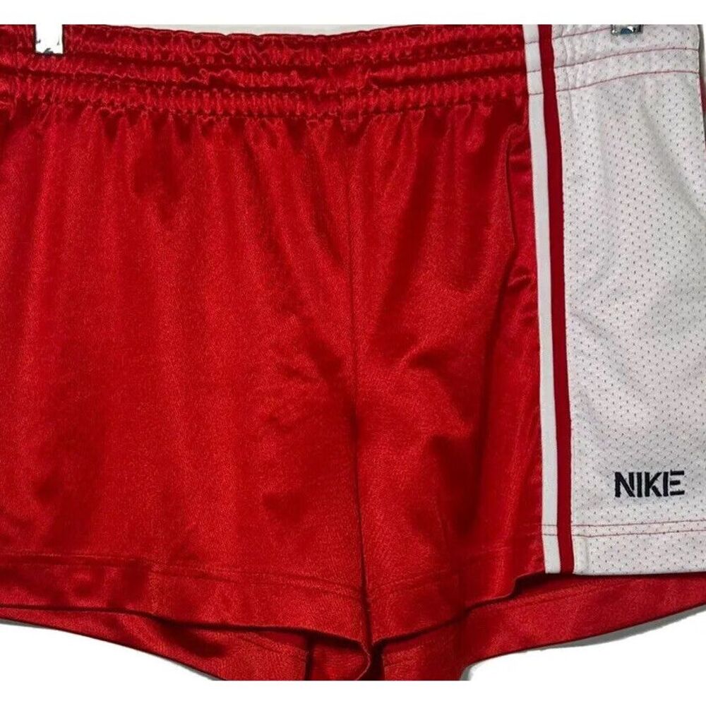 NIKE Size L (12-14) Loose Fit‎ Red Shorts